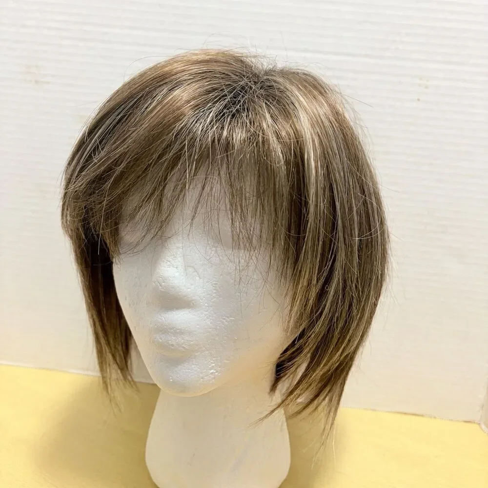 Rene of Paris Pax Full Wig ~ Icy Oak with Shadowed Roots ~ - Picture 6 of 11